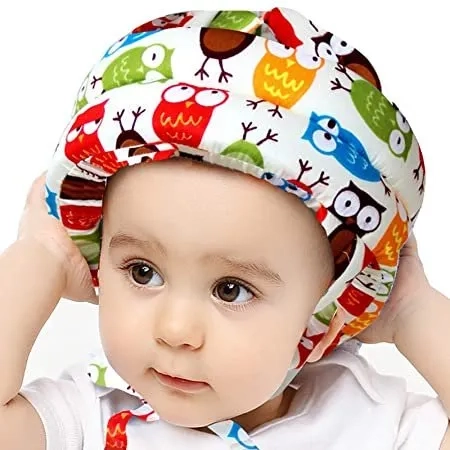 Topi Helm Pelindung Kepala Bayi Anti Bentur Lucu Baby Head Protector Safety Helm Pelindung Kepala
