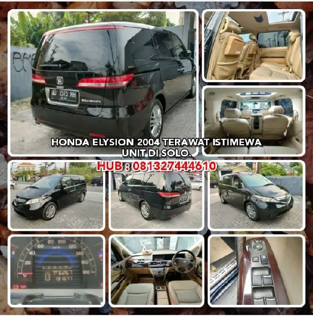 HONDA ELYSION 2004 TERAWAT ISTIMEWA UNIT DI SOLO. H: 081327444610* HONDA ELYSION