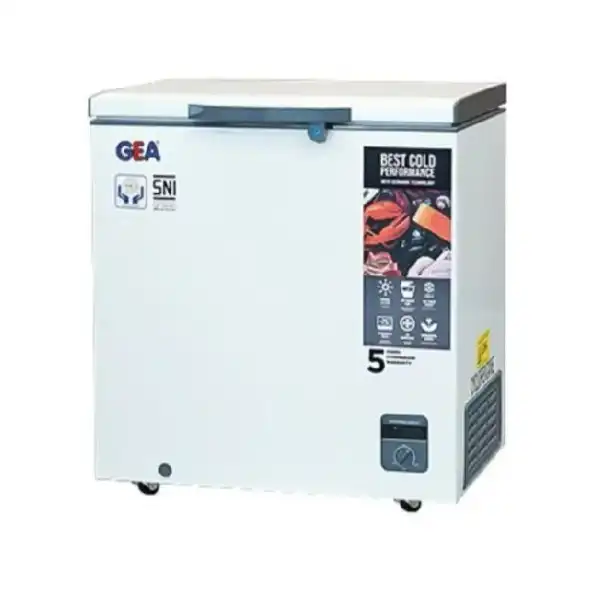 Cuci gudang NEW GEA Chest Freezer AB-208R Garansi