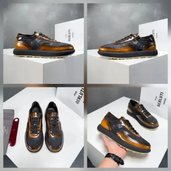 Sepatu sneakers pria berluti