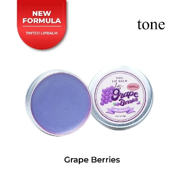 Tone Lip Balm 8ml Dengan Vitamin E | Pelembab Bibir Tone BPOM