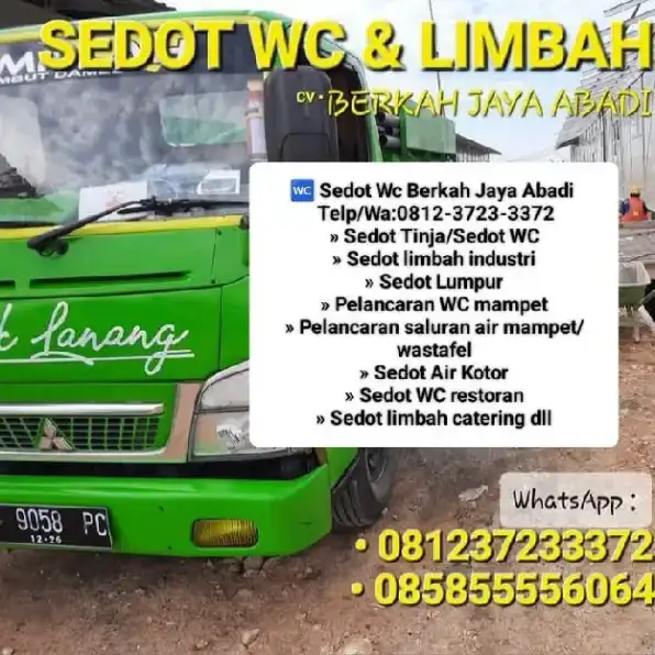 Sedot Wc Limbah Gresik Telp/Wa:0812-3723-3372 Berkah jaya Abadi