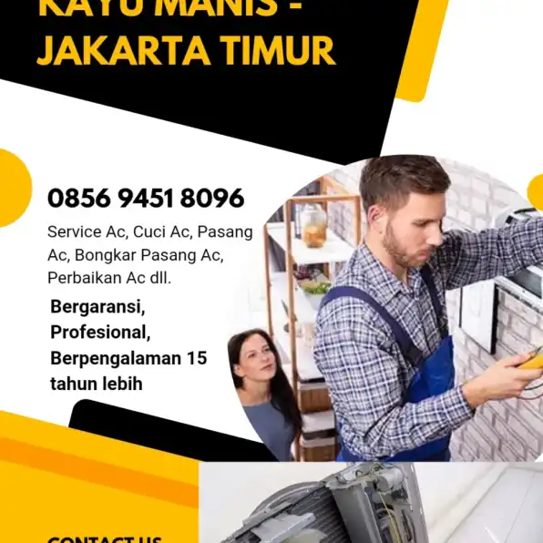 Jasa Service Ac Daerah Kayu Manis Matraman Jakarta Timur