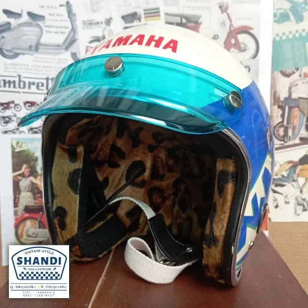 Helm Yamaha jadul oke