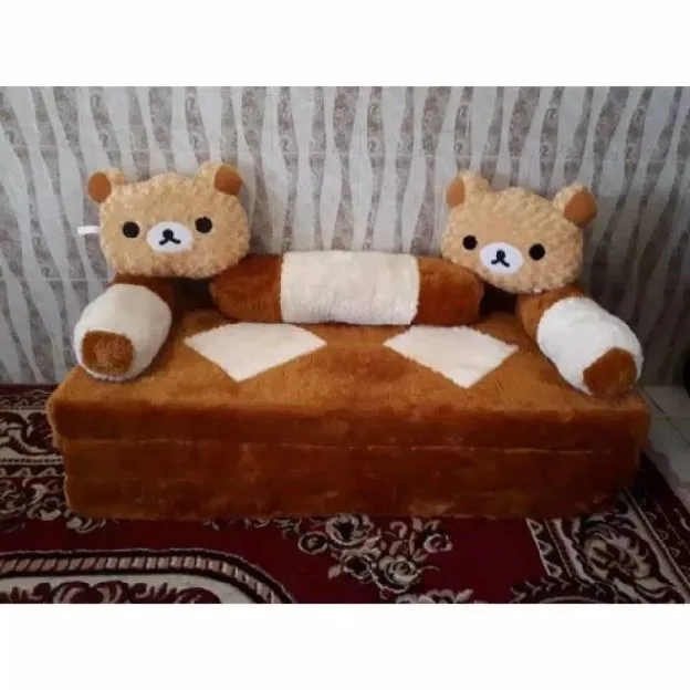 Sofa Bed Bulu Rasfur Sofabed Kasur Lipat Karakter Anak