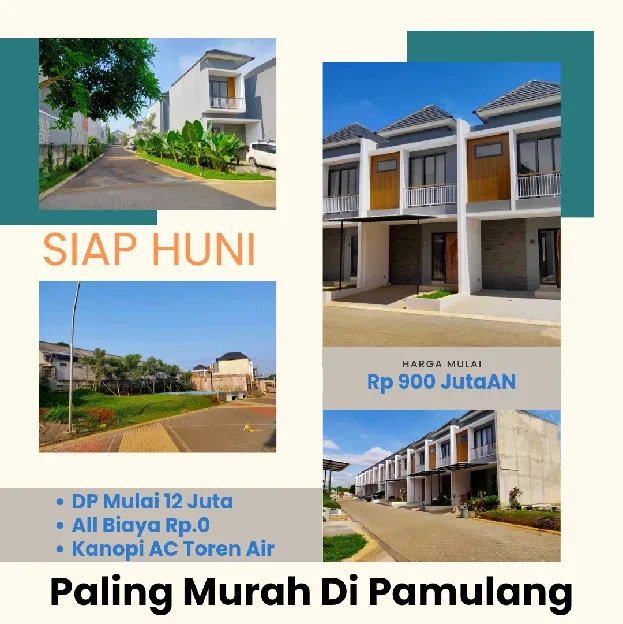 Rumah siap huni dan murah di pamulang