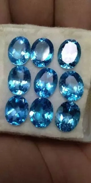 natural blue topaz swiss top lot semua borongan