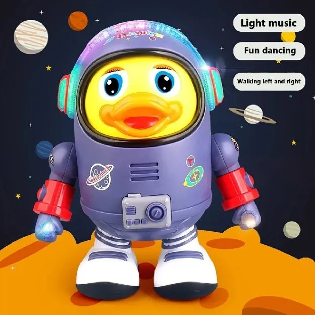 Mainan Robot Bebek Astronot Joget Dancing Walking Musik Dan Lampu