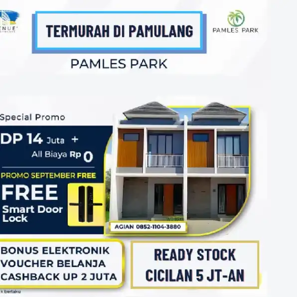 Rumah 2 lantai dan murah di Pamulang 