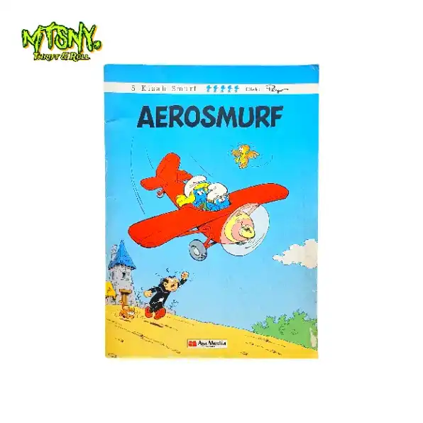 Komik Lebar Eropa Kisah Smurf AeroSmurf Aya Media Pustaka 1991