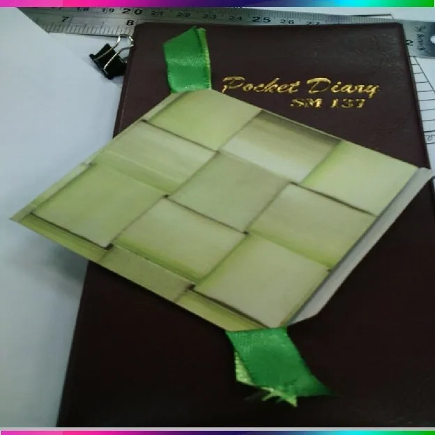 Terlaris Amplop Lebaran Ketupat Angpao Amplop Idul Fitri Unik Bentuk Ketupat 1 Pack isi 10 pcs Angpa