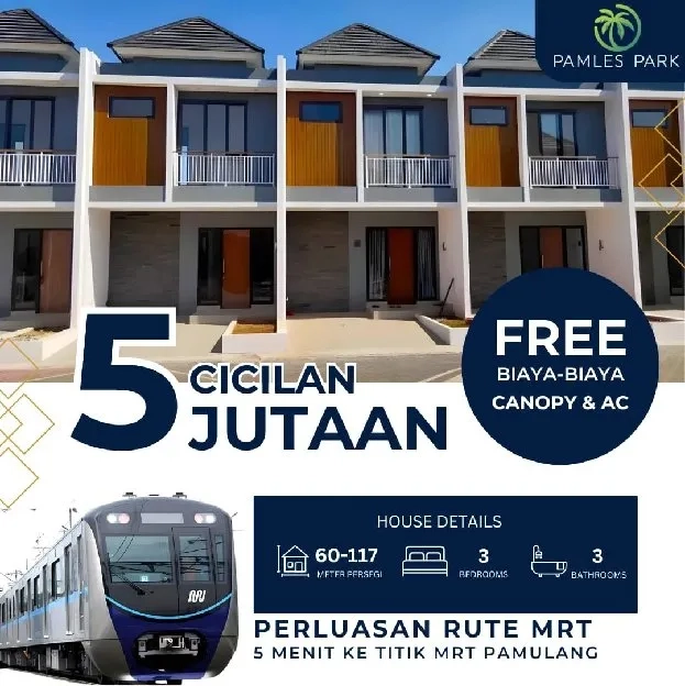 Rumah 2 lantai dan murah