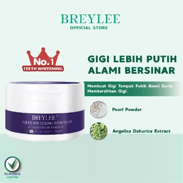 Teeth Whitening Powder & Pen - Mencerahkan Gigi