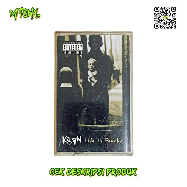 Kaset Pita Musik Band Nu Hip Metal Korn Album Life Is Peachy 1996