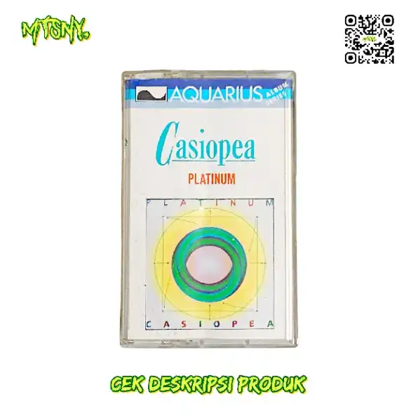 Kaset Pita Musik Band Jazz Jepang Casiopea Platinum Aquarius Lawas