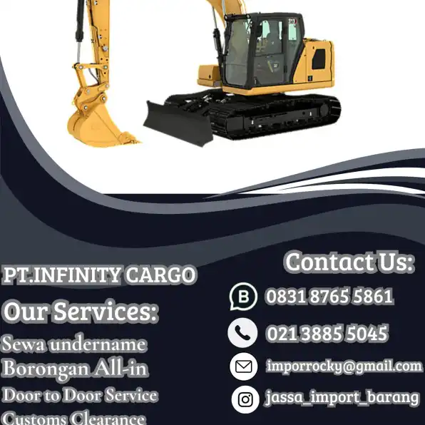 Jasa Import Excavator China to Indonesia