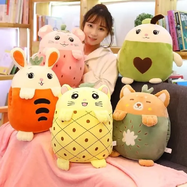 Balmut Boneka Karakter Buah Lucu 2 in 1 Lembut Ukuran 110 x 170Cm