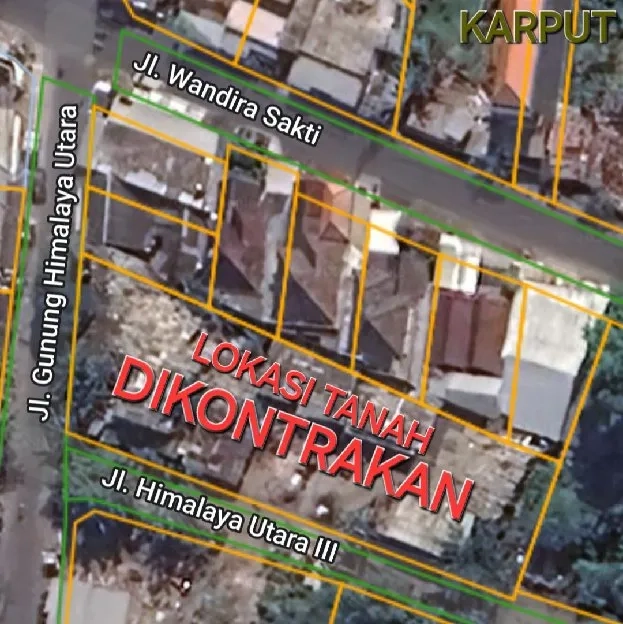 Dikontrakan 15 are, Jl. Himalaya Utara Buluh Indah Mahendradata Denpasar