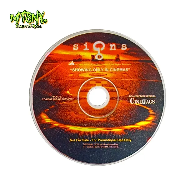 VCD CD Film The Signs Bonus Majalah Cinemags