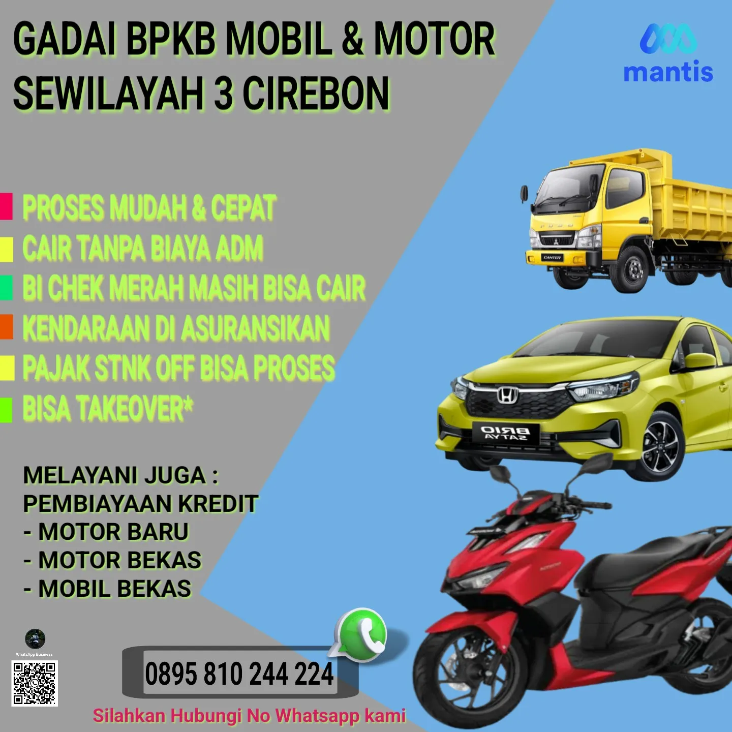 Wa 0895 810 244 224 gadai bpkb mobil dan motor area plered cirebon