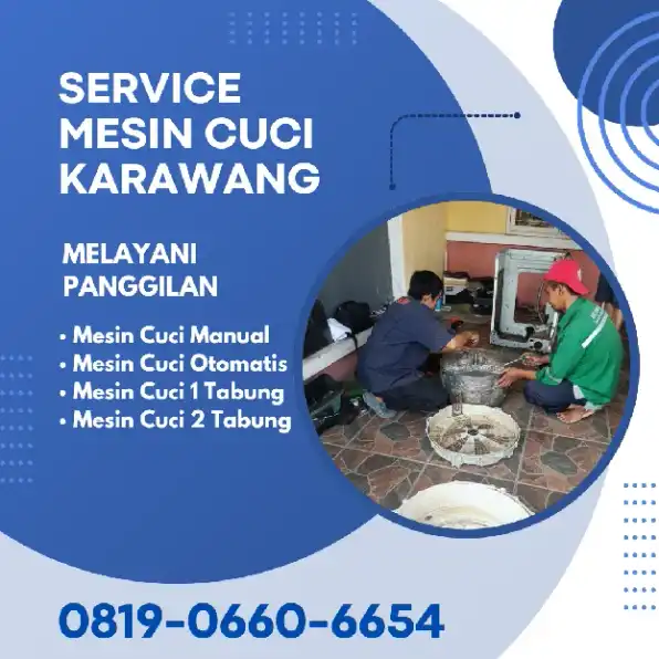 Service Mesin Cuci Margamulya Karawang 0819-0660-6654