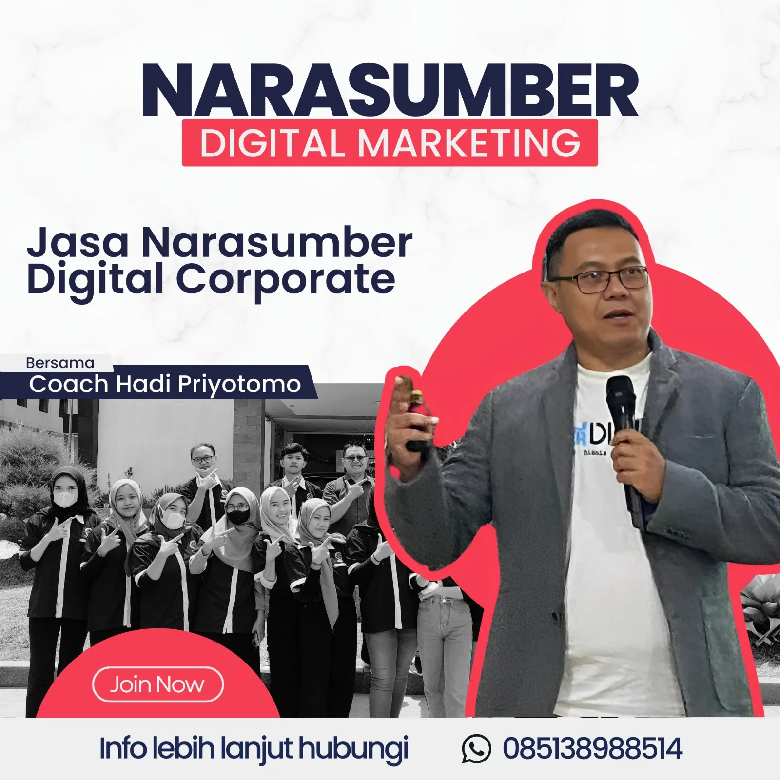 Pembicara Pemasaran Digital Blitar Motivasi Produktivitas Kerja