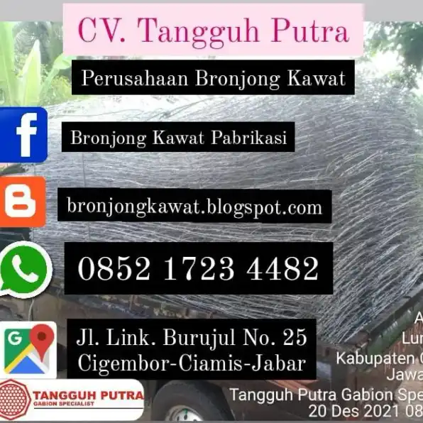 Sale !!! 085217234482, Harga Jual Bronjong Kawat Pabrikasi di Gedangan, Malang