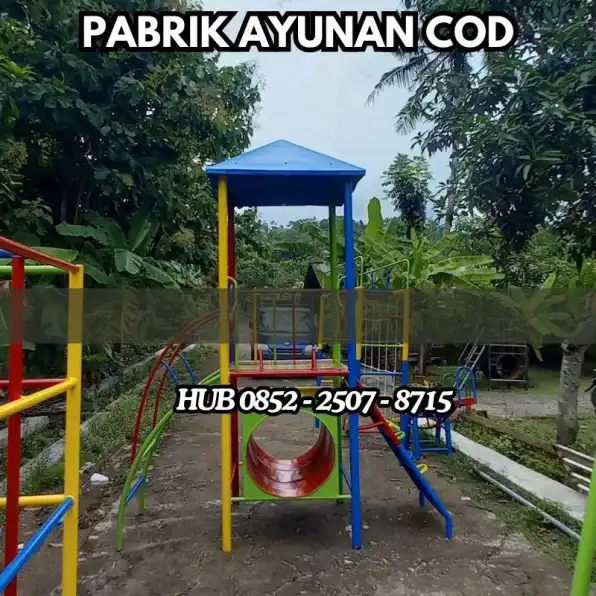 Hub 0852-2507-8715 DIJAMIN AMAN ! ayunan besi bulat besar Dan mainan playground Kec Cipayung Depok Bayar COD Free Ongkir