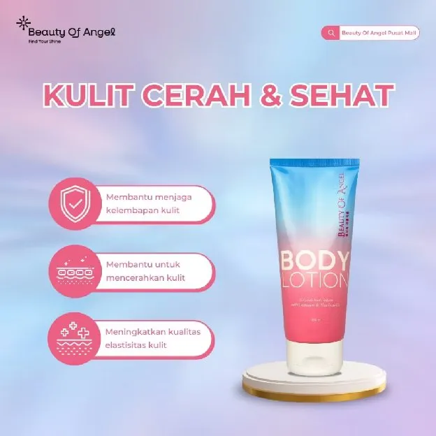 BEAUTY OF ANGEL BODY LOTION With Niacinamide dan Aloe Vera Extract Lotion Pencerah Kulit