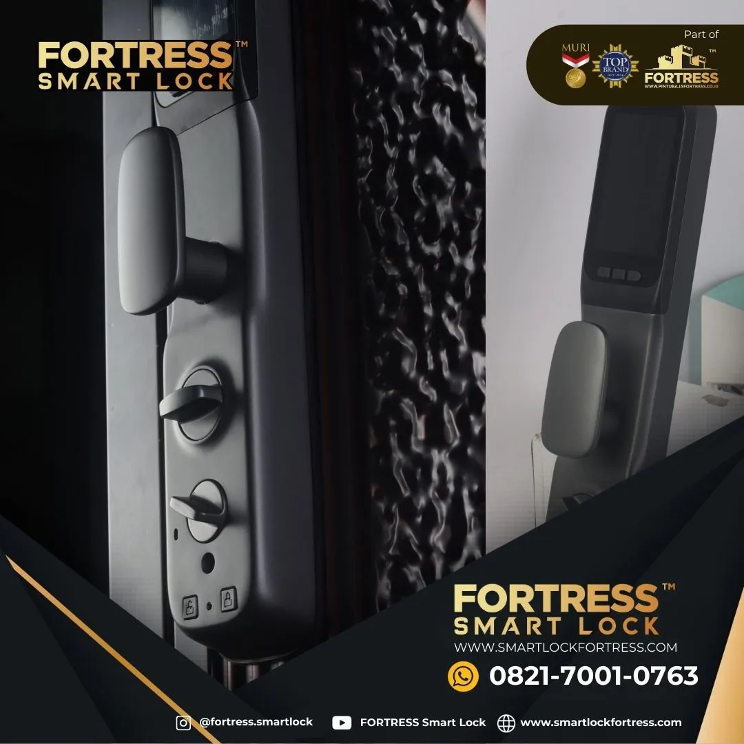 (FORTRESS) Smart Door Lock Fingerprint Di Sambas