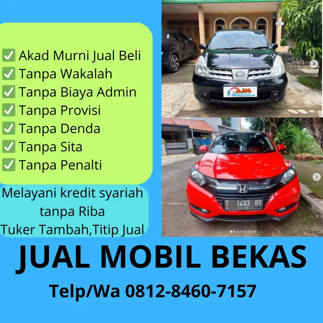 Jaminan Nyaman Jual Mobil Bekas anak muda Telukjambe Timur Tanpa Sita Elfayyad Prosyariah Mobilindo