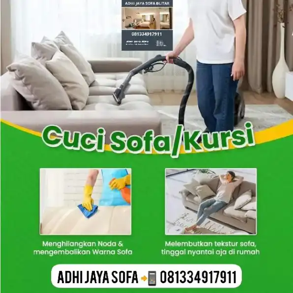 Cuci Sofa Kebonsari Blitar 081334917911