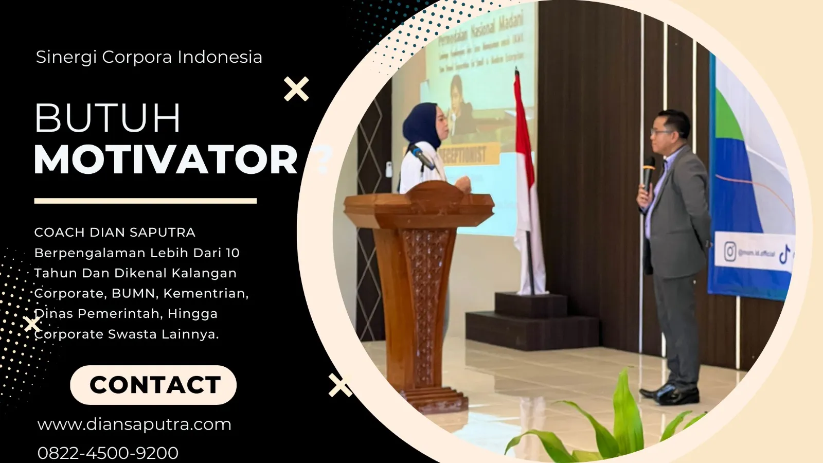 Pembicara Motivator Sampang, Terpercaya & Solutif, Dian Saputra