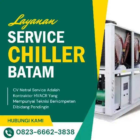 Spesialis Service Chiller Batam 0823-6662-3838