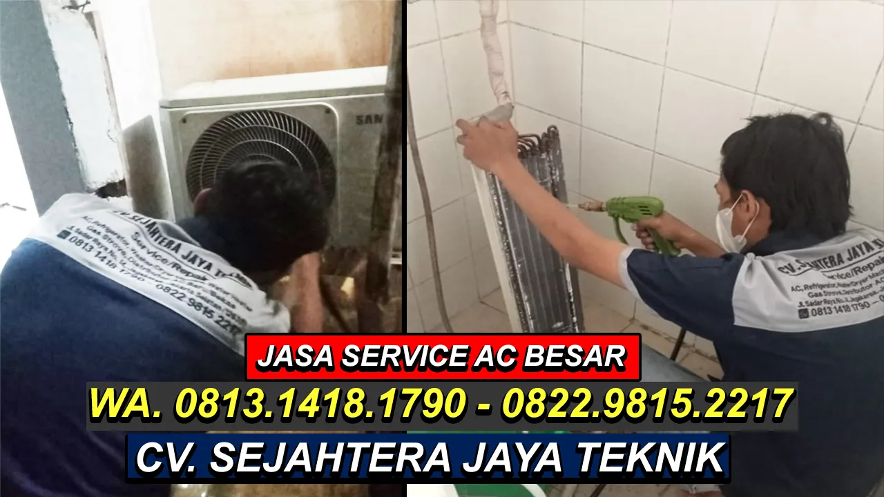 WA. 081314181790 - 082298152217 Jasa Cuci AC Pondok Kopi, Duren Sawit, Jakarta Timur Terdekat CV. Sejahtera Jaya Teknik