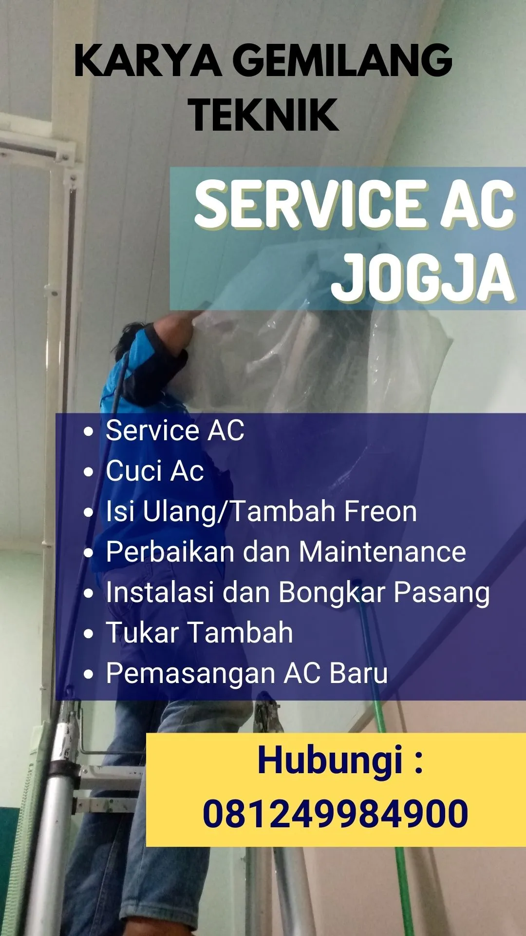 Service AC, Cuci AC, Pasang AC di Temon Kulon Progo