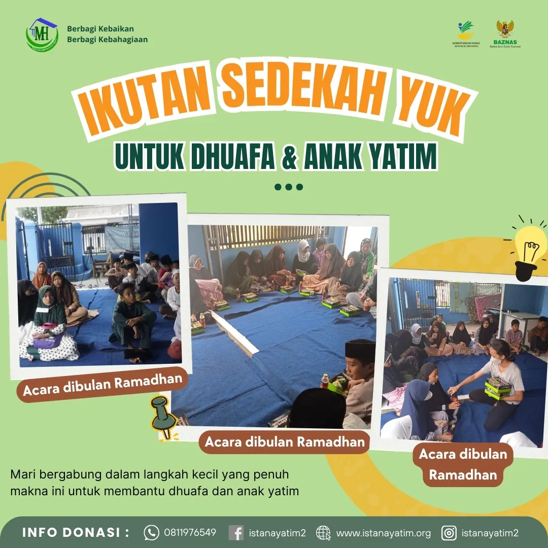 Bantuan Makanan Berbuka Untuk Yatim di Dharmasraya, Harta Berkah dengan Sedekah (𝐖𝐀 𝟎𝟖𝟏𝟏-𝟗𝟕𝟔-𝟓𝟒𝟗)