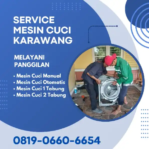 Service Mesin Cuci Palumbonsari Karawang 0819-0660-6654