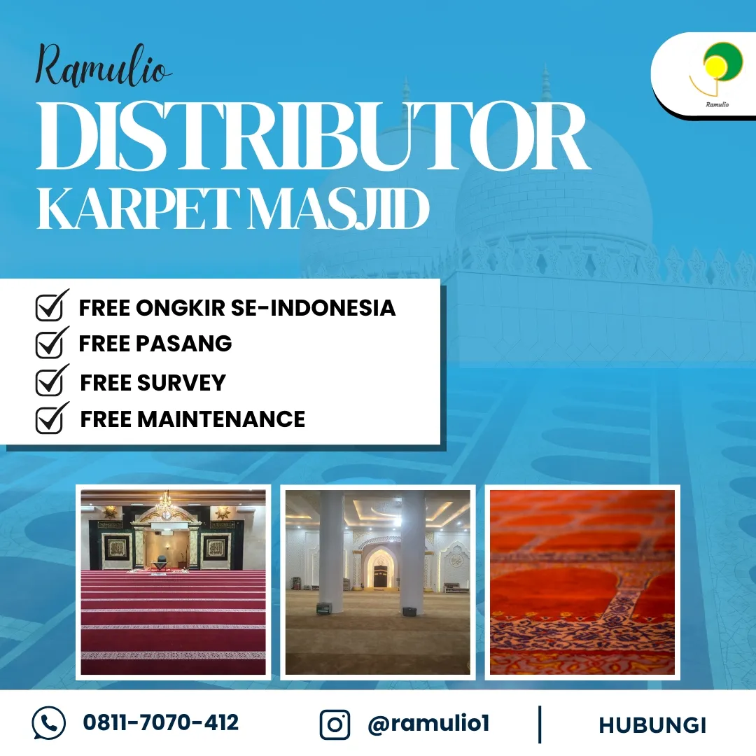 MEGA SALE, Jual Karpet Masjid Lokal Salatiga, Karpet Masjid Polos Blora