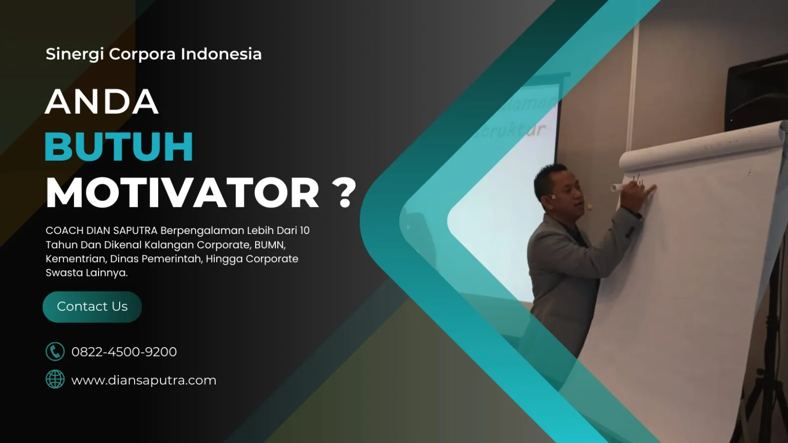 Trainer Motivator Sleman, Terpercaya & Solutif, Dian Saputra