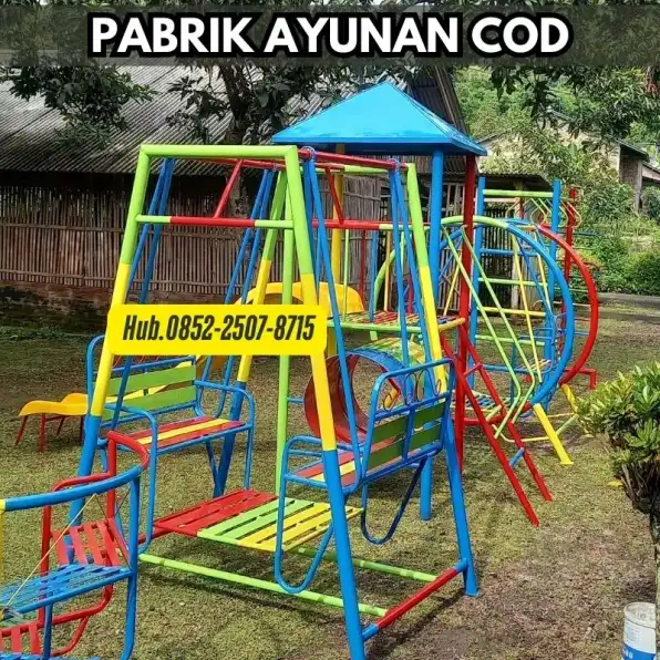 Hub 0852-2507-8715 DIJAMIN AMAN ! ayunan besi murah Dan Terowongan Paud Kec Legonkulon Subang Bayar COD Free Ongkir