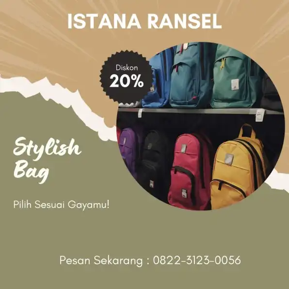 Trendy 0822-3123-0056 Beli Ransel Wanita Ransel Outdoor Keseharian Banjarnegara Surabaya ISTANA RANSEL