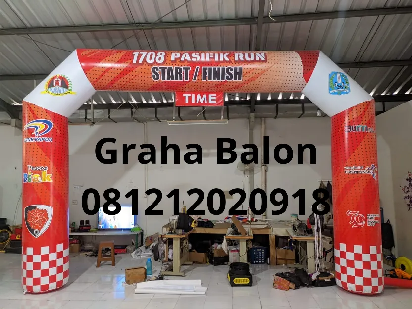 Jual Balon Gate atau Balon Start Finish Jayapura Papua. 081212020918