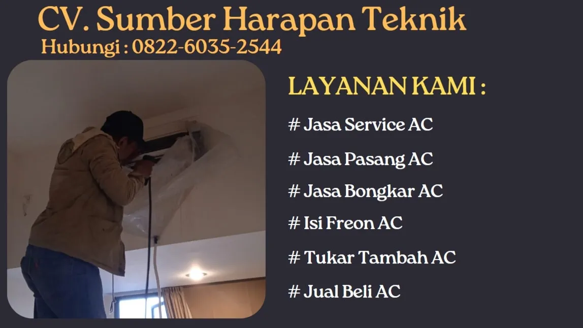 Jasa Service AC Gondangdia Jakarta Pusat