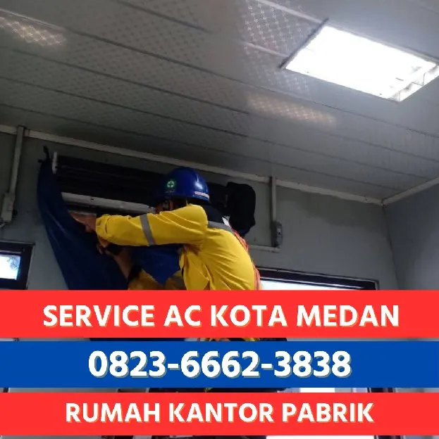 Jasa Service AC Kantor Medan Spesialis AC Split & Central 0823  6662  3838