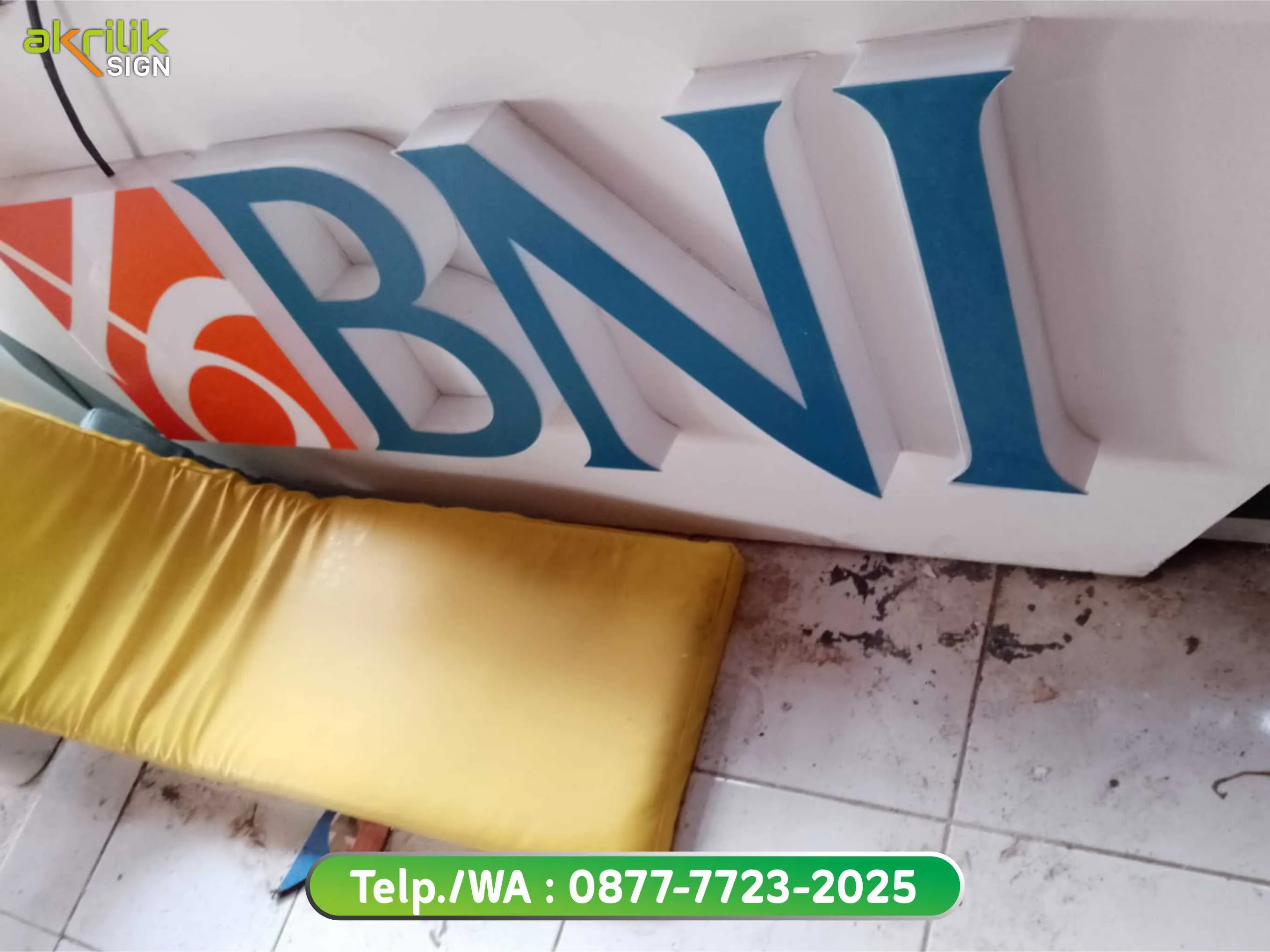 Produksi Logo Huruf Timbul Jakarta