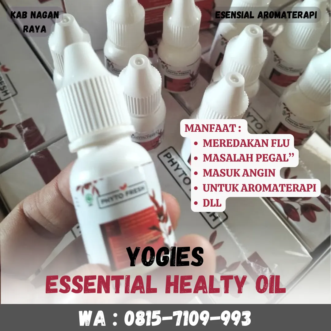 (YOGIES), Agen Phyto Fresh Kab Nagan Raya, Natural Herbal Essential Oil
