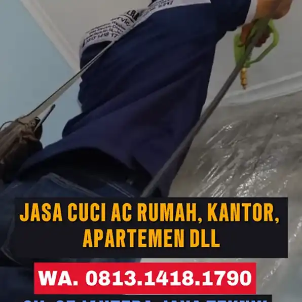 WA. 081314181790 - 082298152217 Jasa Cuci AC Kampung Baru, Pasar Rebo, Jakarta Timur Terdekat CV. Sejahtera Jaya Teknik