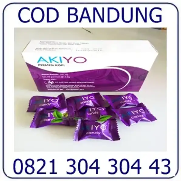 082130430443 Bandung COD Jual Permen AKIYO Original