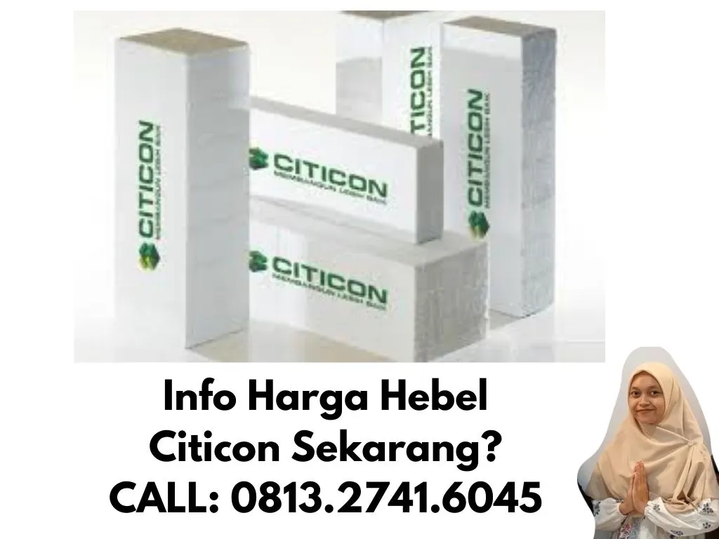 BONUS MORTAR! Bata Ringan Citicon 10 Cm Margahayu Bandung